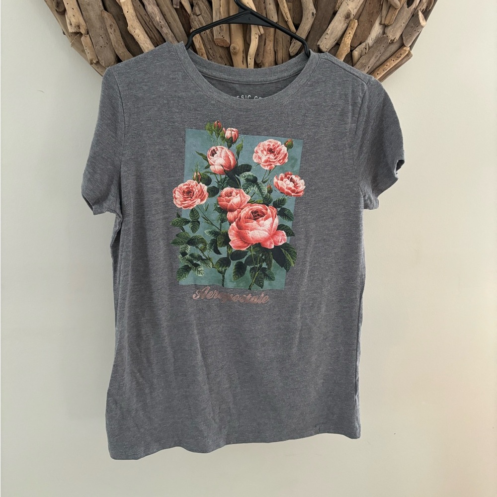 Large Grey graphic Tee